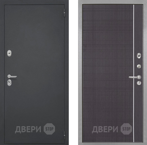 Входная металлическая Дверь Интекрон (INTECRON) Гектор В-07 с молдингом Венге в Жуковский