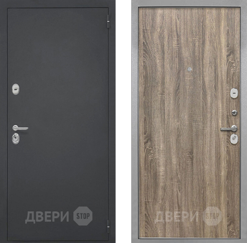 Входная металлическая Дверь Интекрон (INTECRON) Гектор Гладкая Дуб турин в Жуковский