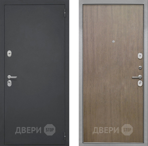 Входная металлическая Дверь Интекрон (INTECRON) Гектор Гладкая шпон Венге коричневый в Жуковский