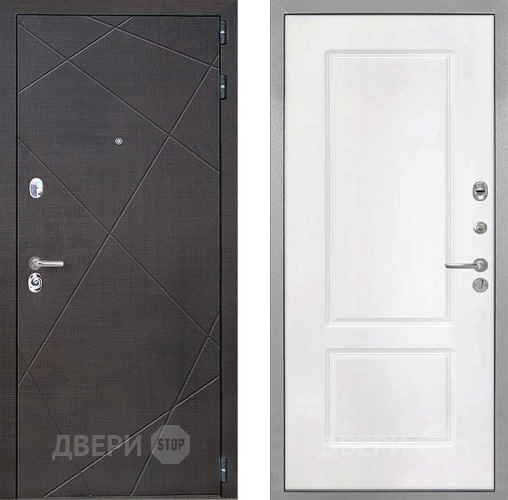 Входная металлическая Дверь Интекрон (INTECRON) Сенатор Лучи КВ-2 Белый матовый в Жуковский