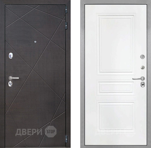 Входная металлическая Дверь Интекрон (INTECRON) Сенатор Лучи ФЛ-243 Белый матовый в Жуковский