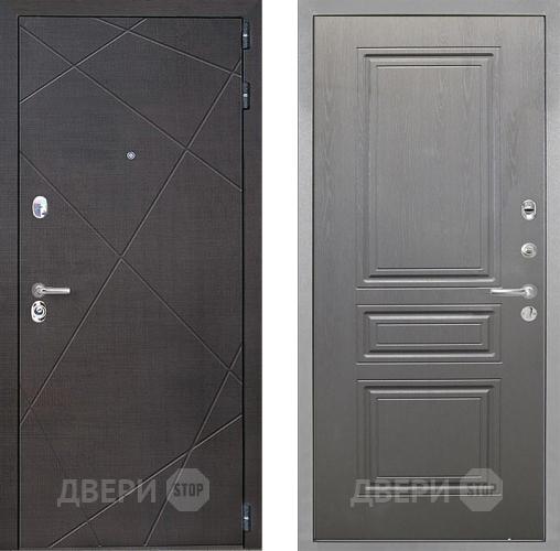 Входная металлическая Дверь Интекрон (INTECRON) Сенатор Лучи ФЛ-243 Графит вуд дуб в Жуковский