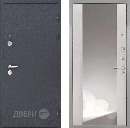 Входная металлическая Дверь Интекрон (INTECRON) Колизей ФЛЗ-516 Зеркало Сосна белая в Жуковский
