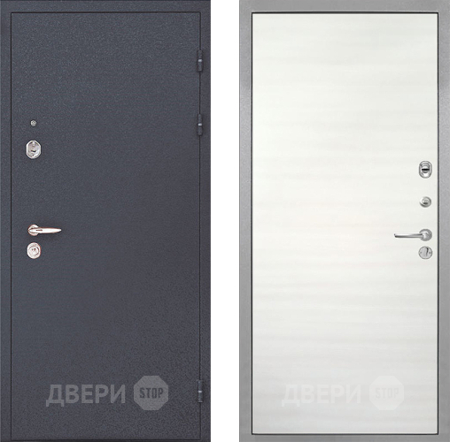 Входная металлическая Дверь Интекрон (INTECRON) Колизей Гладкая Дуб сильвер поперечный в Жуковский