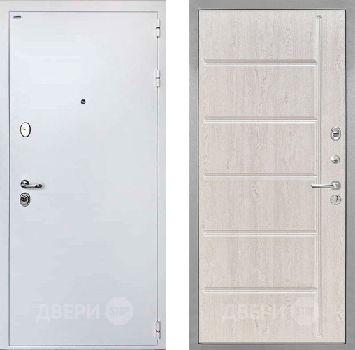 Входная металлическая Дверь Интекрон (INTECRON) Колизей White ФЛ-102 Сосна белая в Жуковский