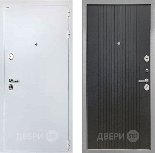 Дверь Интекрон (INTECRON) Колизей White ФЛ-295 Лофт черный в Жуковский