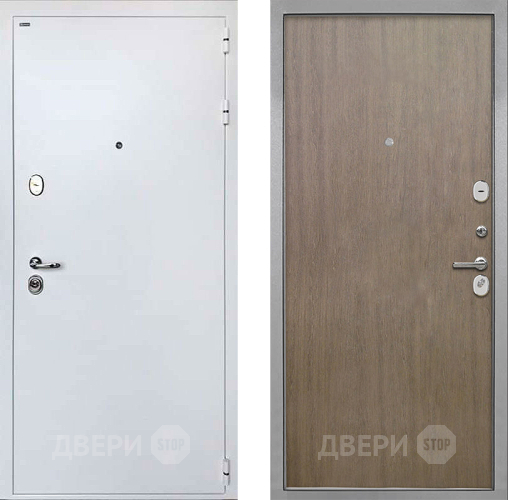 Входная металлическая Дверь Интекрон (INTECRON) Колизей White Гладкая шпон Венге коричневый в Жуковский