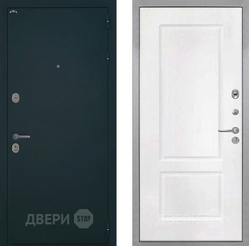 Входная металлическая Дверь Интекрон (INTECRON) Греция КВ-2 Белый матовый в Жуковский