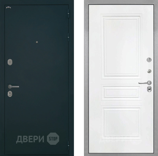 Входная металлическая Дверь Интекрон (INTECRON) Греция ФЛ-243 Белый матовый в Жуковский
