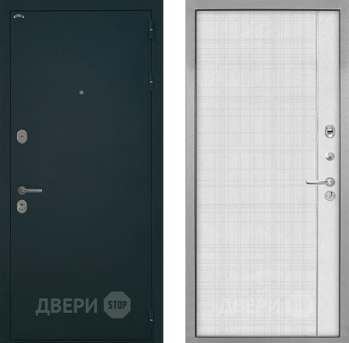 Входная металлическая Дверь Интекрон (INTECRON) Греция В-07 с молдингом Лофт белый в Жуковский