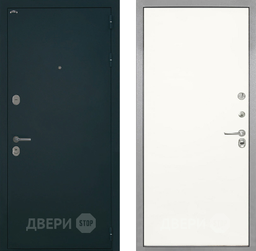 Входная металлическая Дверь Интекрон (INTECRON) Греция Гладкая Слоновая кость в Жуковский