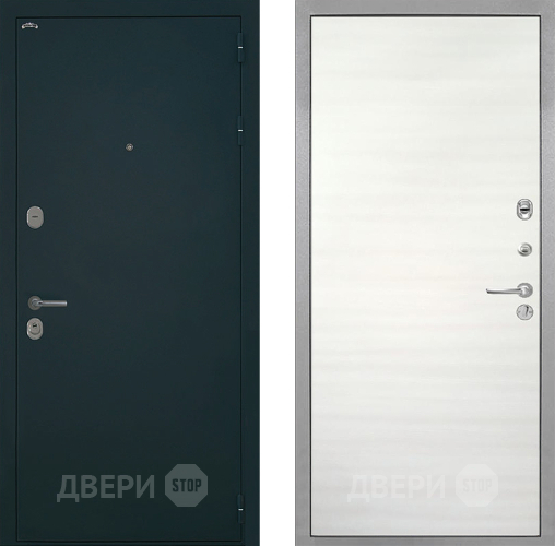 Входная металлическая Дверь Интекрон (INTECRON) Греция Гладкая Дуб сильвер поперечный в Жуковский
