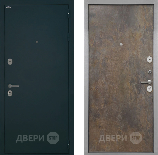 Входная металлическая Дверь Интекрон (INTECRON) Греция Гладкая Гранж в Жуковский
