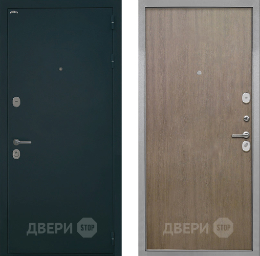 Входная металлическая Дверь Интекрон (INTECRON) Греция Гладкая шпон Венге коричневый в Жуковский