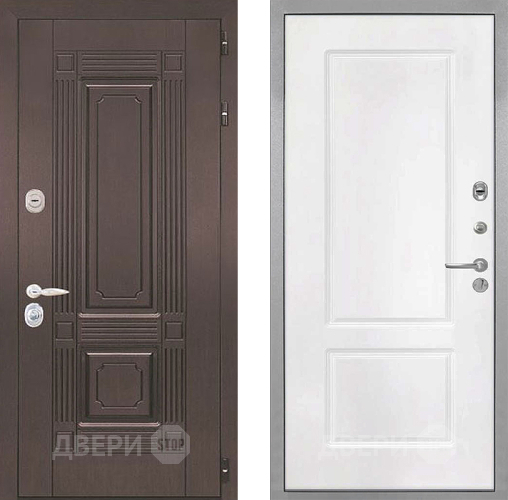 Входная металлическая Дверь Интекрон (INTECRON) Италия КВ-2 Белый матовый в Жуковский
