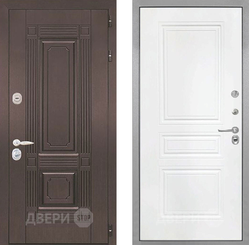 Входная металлическая Дверь Интекрон (INTECRON) Италия ФЛ-243 Белый матовый в Жуковский