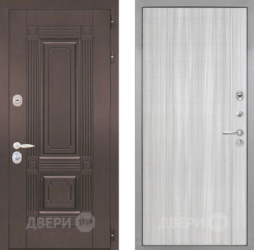 Входная металлическая Дверь Интекрон (INTECRON) Италия В-07 с молдингом Сандал белый в Жуковский