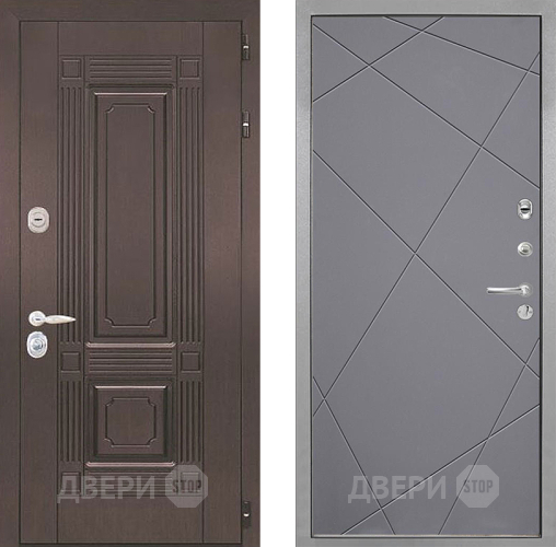 Дверь Интекрон (INTECRON) Италия Лучи-М Графит софт в Жуковский