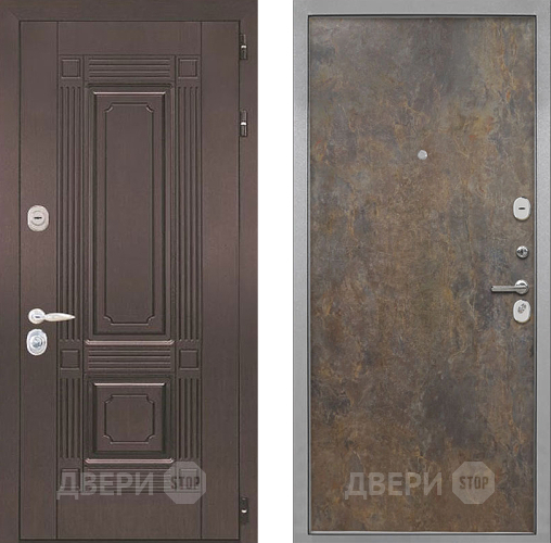 Входная металлическая Дверь Интекрон (INTECRON) Италия Гладкая Гранж в Жуковский