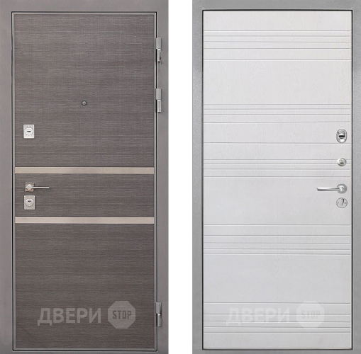 Входная металлическая Дверь Интекрон (INTECRON) Неаполь ФЛ-316 Белый ясень в Жуковский