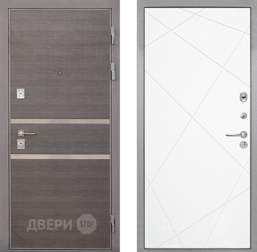 Дверь Интекрон (INTECRON) Неаполь Лучи-М Софт милк в Жуковский