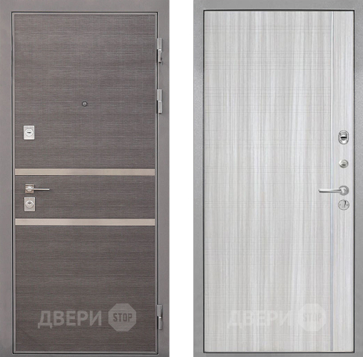 Входная металлическая Дверь Интекрон (INTECRON) Неаполь В-07 с молдингом Сандал белый в Жуковский