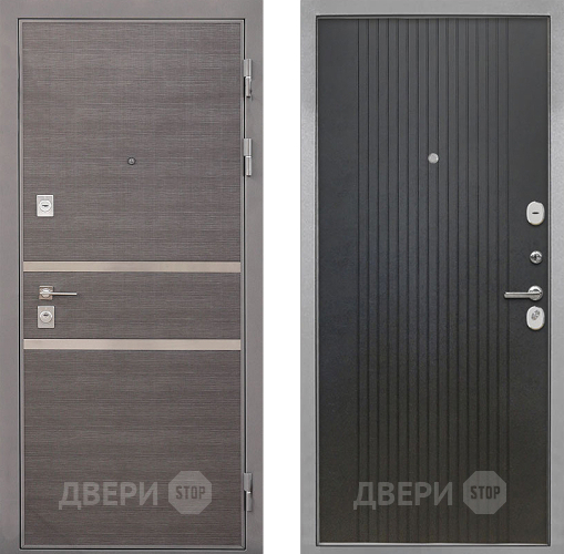 Входная металлическая Дверь Интекрон (INTECRON) Неаполь ФЛ-295 Лофт черный в Жуковский