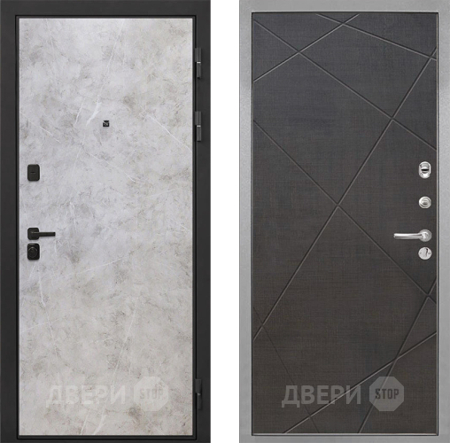 Дверь Интекрон (INTECRON) Профит Black Мрамор Светлый Лучи-М Венге распил кофе в Жуковский