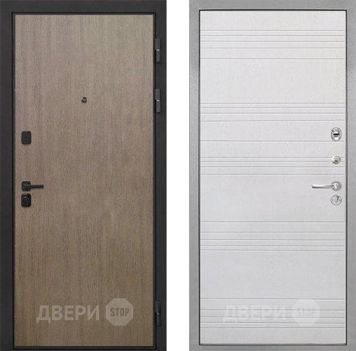 Входная металлическая Дверь Интекрон (INTECRON) Профит Black Венге Коричневый ФЛ-316 Белый ясень в Жуковский