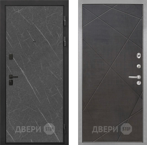 Входная металлическая Дверь Интекрон (INTECRON) Профит Black Гранит Лава Оникс Лучи-М Венге распил кофе в Жуковский