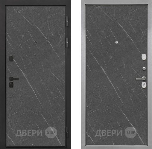Входная металлическая Дверь Интекрон (INTECRON) Профит Black Гранит Лава Оникс Гладкая Гранит лава оникс в Жуковский