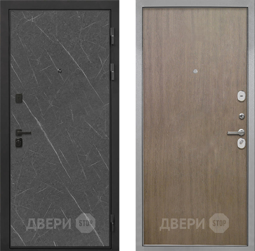 Дверь Интекрон (INTECRON) Профит Black Гранит Лава Оникс Гладкая шпон Венге коричневый в Жуковский