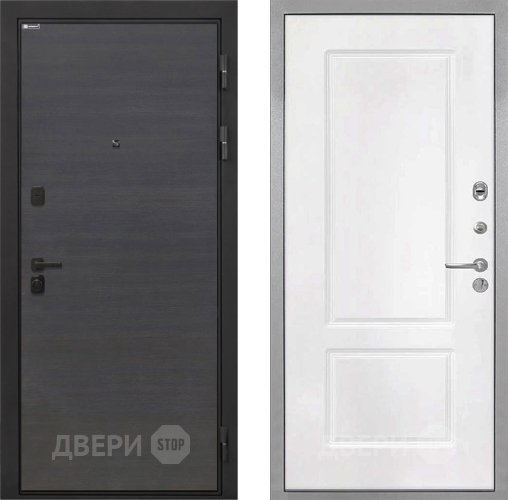 Дверь Интекрон (INTECRON) Профит Black Эковенге КВ-2 Белый матовый в Жуковский