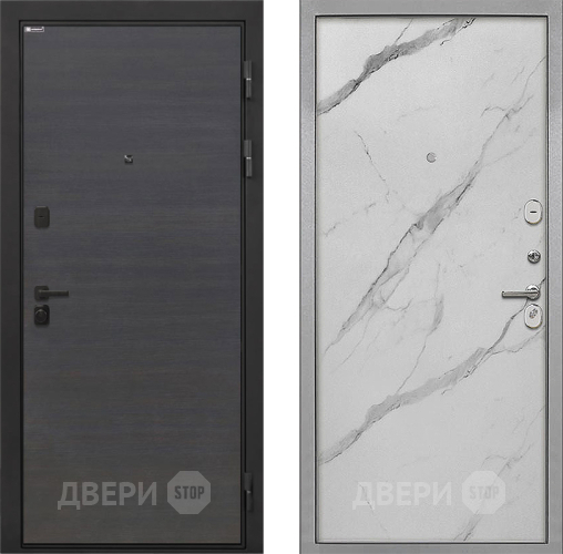 Дверь Интекрон (INTECRON) Профит Black Эковенге Гладкая Мрамор натуральный арктик в Жуковский