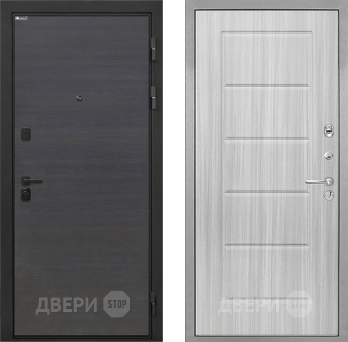 Входная металлическая Дверь Интекрон (INTECRON) Профит Black Эковенге ФЛ-39 Сандал белый в Жуковский