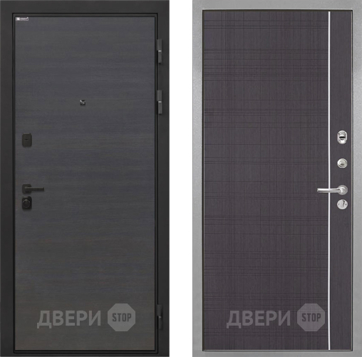 Входная металлическая Дверь Интекрон (INTECRON) Профит Black Эковенге В-07 с молдингом Венге в Жуковский