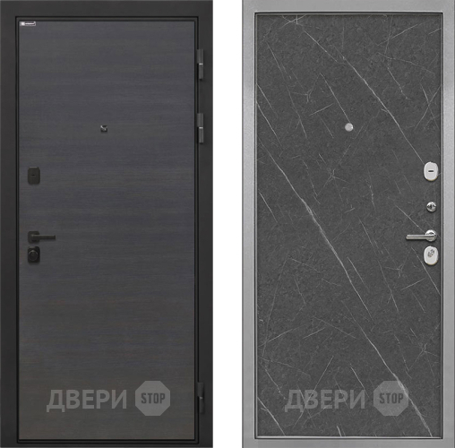 Дверь Интекрон (INTECRON) Профит Black Эковенге Гладкая Гранит лава оникс в Жуковский