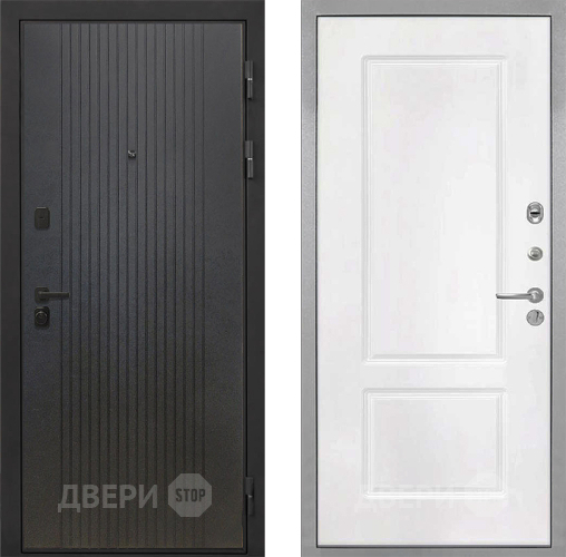 Входная металлическая Дверь Интекрон (INTECRON) Профит Black ФЛ-295 КВ-2 Белый матовый в Жуковский