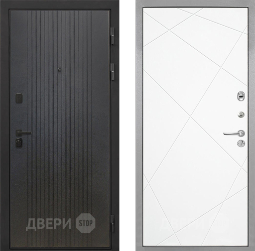 Входная металлическая Дверь Интекрон (INTECRON) Профит Black ФЛ-295 Лучи-М Софт милк в Жуковский