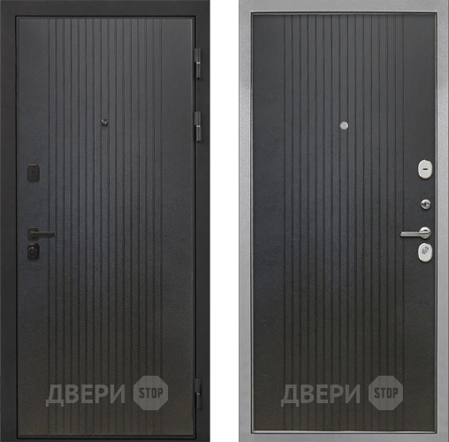 Входная металлическая Дверь Интекрон (INTECRON) Профит Black ФЛ-295 ФЛ-295 Лофт черный в Жуковский