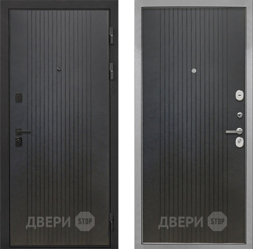 Входная металлическая Дверь Интекрон (INTECRON) Профит Black ФЛ-295 ФЛ-295 Лофт черный в Жуковский