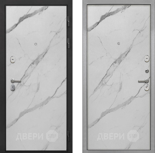 Входная металлическая Дверь Интекрон (INTECRON) Гектор Мрамор Арктик Гладкая Мрамор натуральный арктик в Жуковский