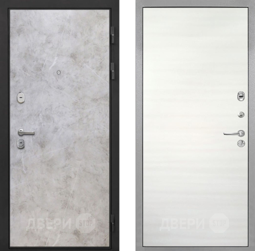 Входная металлическая Дверь Интекрон (INTECRON) Гектор Мрамор Светлый Гладкая Дуб сильвер поперечный в Жуковский