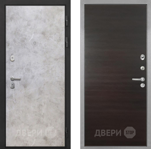 Дверь Интекрон (INTECRON) Гектор Мрамор Светлый Гладкая Эковенге поперечный в Жуковский