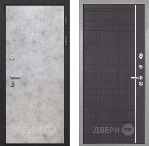Входная металлическая Дверь Интекрон (INTECRON) Гектор Мрамор Светлый В-07 с молдингом Венге в Жуковский