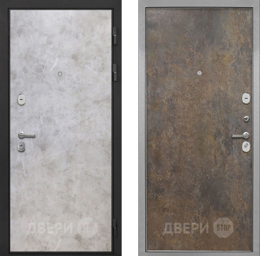 Входная металлическая Дверь Интекрон (INTECRON) Гектор Мрамор Светлый Гладкая Гранж в Жуковский