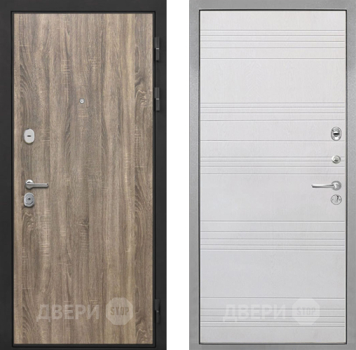 Входная металлическая Дверь Интекрон (INTECRON) Гектор Дуб Турин ФЛ-316 Белый ясень в Жуковский