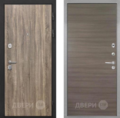 Входная металлическая Дверь Интекрон (INTECRON) Гектор Дуб Турин Гладкая Дуб тоскано поперечный в Жуковский
