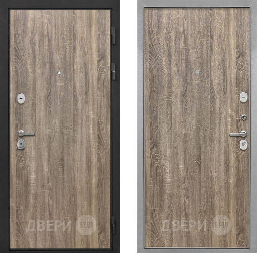 Входная металлическая Дверь Интекрон (INTECRON) Гектор Дуб Турин Гладкая Дуб турин в Жуковский