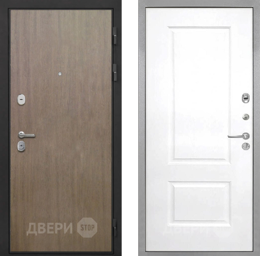 Входная металлическая Дверь Интекрон (INTECRON) Гектор Венге Коричневый Альба Роял Вуд белый в Жуковский